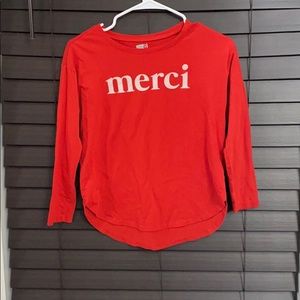 Long sleeve cute shirt!